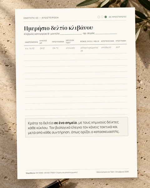Ημερήσιο δελτίο κλιβάνου